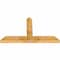 Ekena Millwork Portland Rough Sawn Timber Gable Bracket, Western Red Cedar, 60"W x 35"H x 4"D x 6"F, 14/12 Pitch GBW060X35X0406POR00RWR - alternate 3